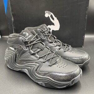 Shaq Juggernaut Men's Size 12 Triple Black Basketball Shoes Brand New AQ95041MB